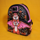 Loungefly Disney Chip N' Dale Bat Costume Halloween Pumpkin Mini Backpack