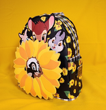 Loungefly Disney Bambi Thumper Flower Sunflower Characters Mini Backpack
