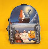 Loungefly Disney The Aristocats Window Portrait Glow-in-the-Dark Mini Backpack