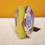 Dopey Dwarf Gem Eyes Diamonds Snow White Zip Around Wallet