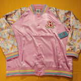 Barbie 65th Anniversary Unisex Bomber Jacket Pink 2XL
