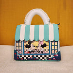 Mickey & Minnie Date Night Diner Crossbody Handbag