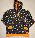 NBC Christmas Tree String Ornaments Unisex Hoodie Size Large