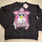 Furby 90s Airbrush Sweatshirt Crewneck Pullover Unisex Size XL