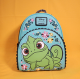 Loungefly Disney Tangled Pascal Floral Pose Sidekick Mini Backpack