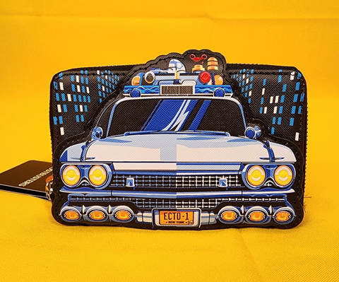 Ghostbusters Ecto-1 Glow In The Dark Zip Around Wallet