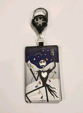 NBC Jack Skellington What is This Retractable Lanyard ID Holder