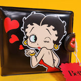Whatever! Makes You Happy x Betty Boop Padded Vinyl Snap Wallet