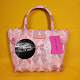Betsey Johnson Pink Ribbon Bow Insulated Lunch Tote Bag