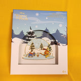 Loungefly Disney Winnie The Pooh Ice Skating LE 3" Enamel Pin Sliding