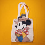 Loungefly Disney Mickey Mouse Cowboy Western Canvas Tote Bag