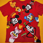 Loungefly Disney Mickey & Friends Picnic Red T Shirt Size L