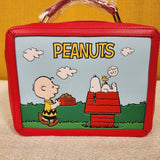 Peanuts Charlie Brown Snoopy Red Lunchbox Crossbody Handbag