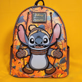 Loungefly Disney Lilo & Stitch Fall Autumn Leaves Glitter Mini Backpack