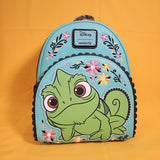 Loungefly Disney Tangled Pascal Floral Pose Sidekick Mini Backpack