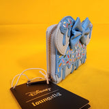 Minnie Mouse Lollipop Sprinkle Ears Small Zip Wallet Blue