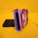 Angel and Stitch Heart Moving Valentine's Day Flap Wallet