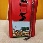 Peanuts Charlie Brown Snoopy Red Lunchbox Crossbody Handbag
