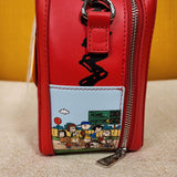 Peanuts Charlie Brown Snoopy Red Lunchbox Crossbody Handbag