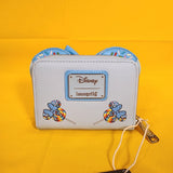 Minnie Mouse Lollipop Sprinkle Ears Small Zip Wallet Blue