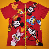 Loungefly Disney Mickey & Friends Picnic Red T Shirt Size L