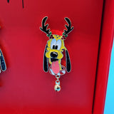 Disney Baublebar Pluto Reindeer Antlers Stud Earrings Jingle Bell Christmas