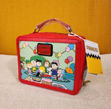 Peanuts Charlie Brown Snoopy Red Lunchbox Crossbody Handbag