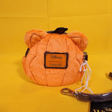Loungefly Disney Winnie the Pooh Plush Pumpkin Cosplay Coin Bag Wristlet