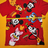 Loungefly Disney Mickey & Friends Picnic Red T Shirt Size L