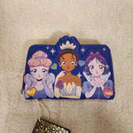 Princess Manga Anime Cinderella Snow White Tiana Wallet