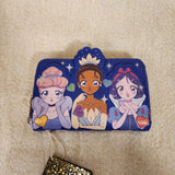 Princess Manga Anime Cinderella Snow White Tiana Wallet