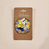 Donald Duck Peace Sign Flower Frame Enamel Pin
