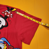 Loungefly Disney Mickey & Friends Picnic Red T Shirt Size L