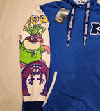 Monsters Inc University Varsity Hoodie Size Medium