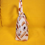 Betsey Johnson Baguette French Bread Pastries Insulated Lunch Tote Bag