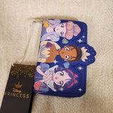 Princess Manga Anime Cinderella Snow White Tiana Wallet