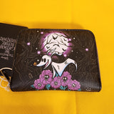 Loungefly The Nightmare Before Christmas Zero Moon Doodle Zip Wallet