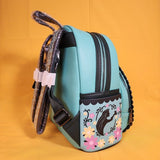 Loungefly Disney Tangled Pascal Floral Pose Sidekick Mini Backpack