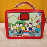Peanuts Charlie Brown Snoopy Red Lunchbox Crossbody Handbag
