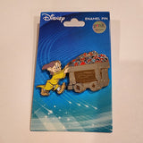 Snow White Dopey Dwarf Gem Diamond Mine Cart Enamel Pin Exclusive