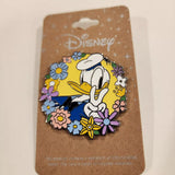 Donald Duck Peace Sign Flower Frame Enamel Pin