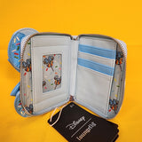 Minnie Mouse Lollipop Sprinkle Ears Small Zip Wallet Blue