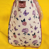 Loungefly Disney Tinker Bell Napping Floral Satchel Handbag Peter Pan Fairy