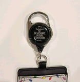 NBC Jack Skellington What is This Retractable Lanyard ID Holder