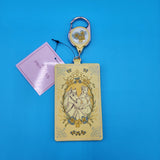 Disney Princess Belle with Horse Floral Retractable Lanyard ID Holder