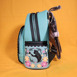 Loungefly Disney Tangled Pascal Floral Pose Sidekick Mini Backpack