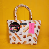 Betsey Johnson Baguette French Bread Pastries Insulated Lunch Tote Bag