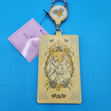 Disney Princess Belle with Horse Floral Retractable Lanyard ID Holder