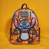 Loungefly Disney Lilo & Stitch Fall Autumn Leaves Glitter Mini Backpack
