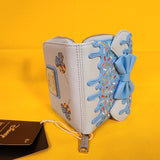 Minnie Mouse Lollipop Sprinkle Ears Small Zip Wallet Blue